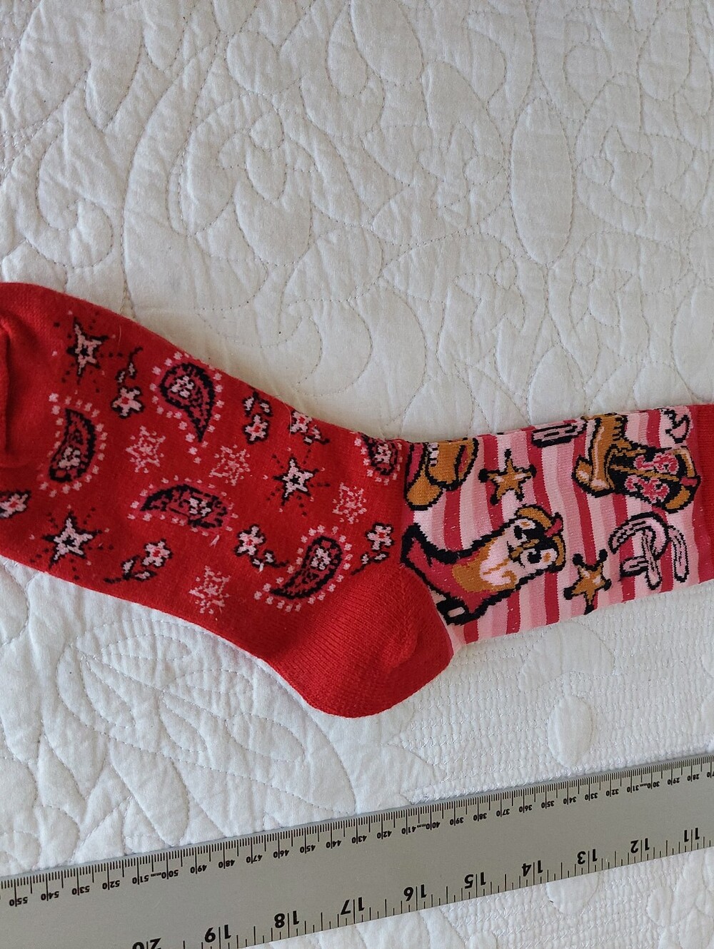4 Sets Of Cowgirl/ BoyWestern Socks NOS Size Range 8 To 11 Rodeo Southwest Cute! - Picture 8 of 16